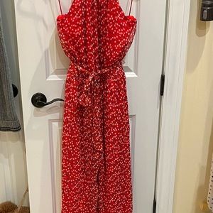 Beautiful Red Jumpsuit - Sugarlips size M